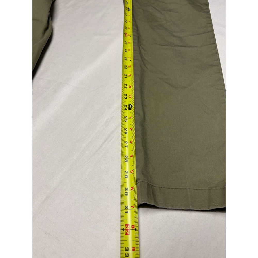 Brooks Brothers Advantage Chino Stretch Soho Fit Pants Mens 34x32 Olive Green - Picture 8 of 10